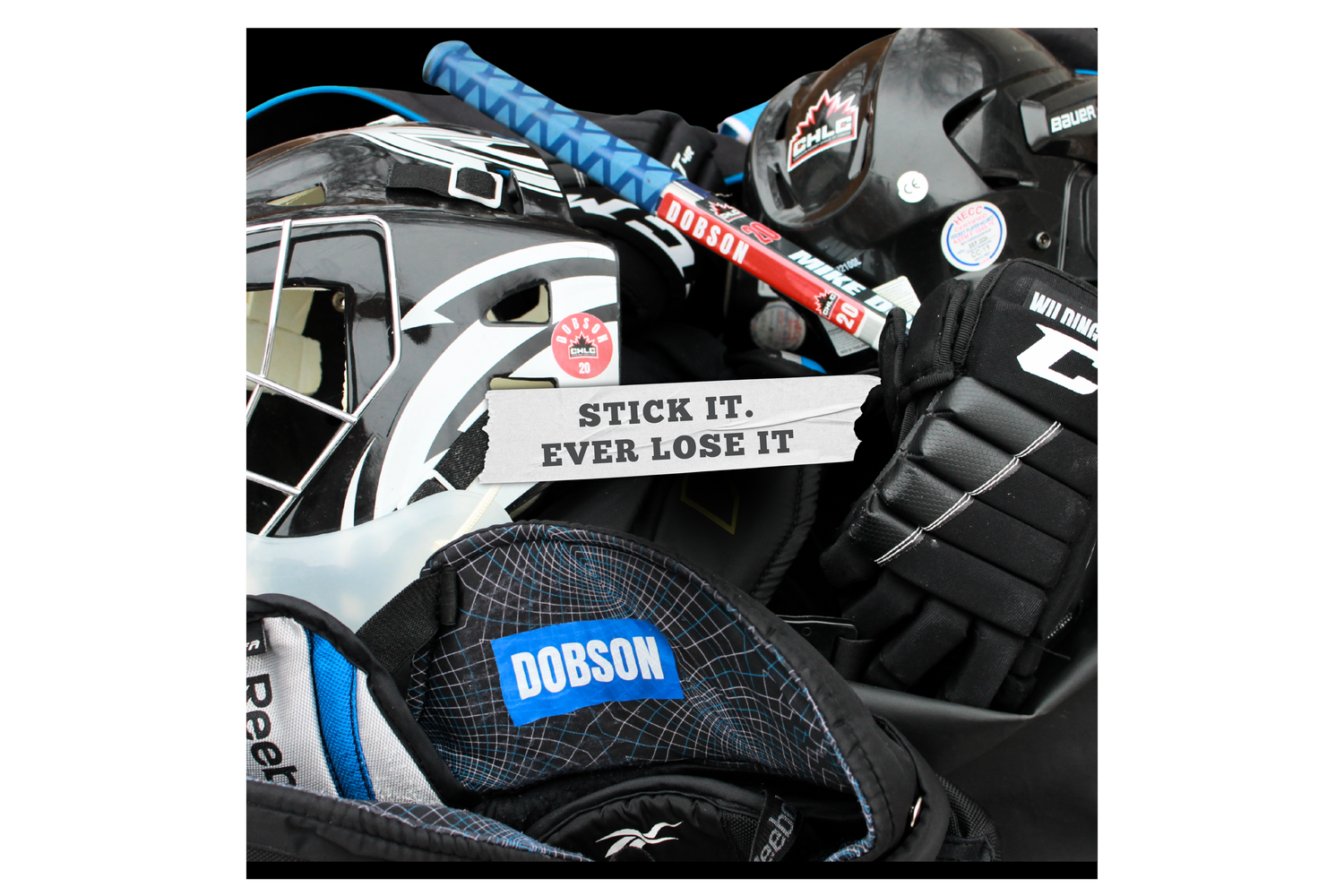 Stick Squad UV Hockey Equipment Labels