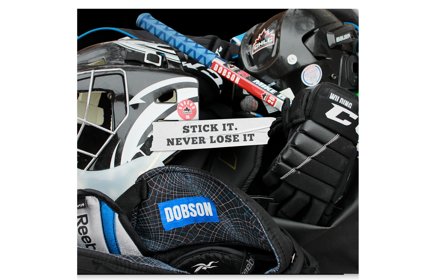 Stick Squad Hockey Player Label Pack